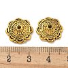 Tibetan Style Alloy Bead Caps TIBE-P003-81B-AG-2