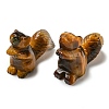 Natural Tiger Eye Carved Healing Squirrel Figurines DJEW-D012-01B-1
