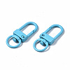 Spray Painted Alloy Swivel Snap Hooks Clasps X-PALLOY-T080-02-NR-5
