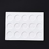 DIY Flat Round Wax Seal Stamp Silicone Mats AJEW-A038-01-3