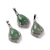 Natural Green Aventurine Pendants G-H283-04P-21-1