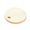 Brass Charms X-KK-Y003-06G-G-3