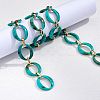 Handmade Imitation Gemstone Style Link Chains AJEW-J034-01B-5