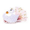 Cloth Alligator Hair Clips OHAR-C003-10A-1
