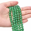 Natural White Jade Bead Strands X-G-R165-8mm-14-5
