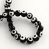Round Handmade Evil Eye Lampwork Beads LAMP-R114-10mm-08-1