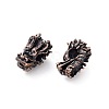 Tibetan Style Alloy Beads PALLOY-F257-03R-2