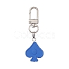 Heart Acrylic Enamel Pendants Decorations HJEW-JM01028-3