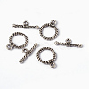 Tibetan Style Alloy Toggle Clasps X-EA9138Y-NF-2