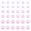 105Pcs 3 Styles Electroplate Opaque Solid Color Glass Beads Strands GLAA-TA0004-40B-1