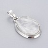 Natural Quartz Crystal Pendants G-L512-D22-2