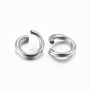 Tarnish Resistant 304 Stainless Steel Open Jump Rings X-STAS-H437-4x0.6mm-2