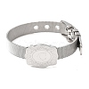 304 Stainless Steel Watch Band Chain Bracelets for Women Men BJEW-P386-09P-C-4