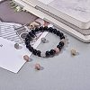 Rack Plating Brass Cubic Zirconia Beads ZIRC-NB0001-09-5