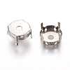 Non-Tarnish Stainless Steel Sew on Prong Settings LS-X-STAS-L229-05A-1