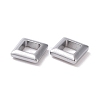 PVD Vacuum Plating Non-magnetic Synthetic Hematite Linking Rings G-G856-08-3