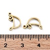 304 Stainless Steel Charms STAS-M327-02G-D-3