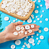 Flat Round Resin Buttons BUTT-TAC0017-01D-5