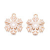 Christmas Style Alloy Enamel Pendants ENAM-Q442-68B-2