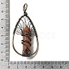 Natural Red Jasper Double Terminal Pointed Faceted Bullet Big Pendants G-Q015-01D-3
