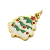 Christmas Theme Ion Plating(IP) 304 Stainless Steel Pendants STAS-O005-014B-G-2