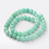 Natural & Dyed White Jade Beads Strands GSR055-4