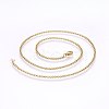 304 Stainless Steel Cable Chain Necklaces LS-NJEW-P226-02G-01-1