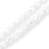 Electroplate Glass Beads Strands EGLA-K015-08I-1