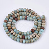 Natural Aqua Terra Jasper Beads Strands X-G-S366-013B-2