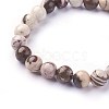 Natural Zebra Jasper Beads Stretch Bracelets BJEW-F380-01-B04-3