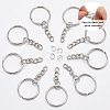 60Pcs Iron Split Key Rings DIY-SP0004-17P-5