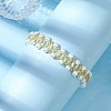 Imitated Pearl Acrylic & Glass Beaded Bracelets with 304 Stainless Steel Lobster Claw Clasps for Women BJEW-JB10199-01-2