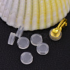 Comfort Plastic Pads for Clip on Earrings X-KY-P007-A01-4