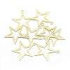 Brass Pendants KK-P155-11G-NR-1