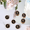 Gorgecraft 10Pcs 1-Hole Alloy Enamel Buttons DIY-GF0007-55-4