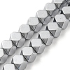 Electroplated Synthetic Non-magnetic Hematite Beads Strands G-Z032-G02-08P-1