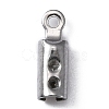 316 Surgical Stainless Steel Folding Crimp Ends FIND-WH0045-46B-2