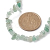Natural Green Aventurine Chip Beaded Necklace NJEW-JN04615-14-3