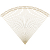 40Pcs Ring Shaped Steel Wire Name Card Clip Holder AJEW-CN0006-50-7