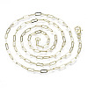 Brass Paperclip Chains X-MAK-S072-10A-14KC-2