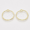 Alloy Open Back Bezel Pendants PALLOY-S121-82C-1