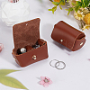 PU Imitation Leather Wedding Ring Pouch ABAG-WH0045-10B-3