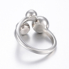 Tarnish Resistant 304 Stainless Steel Finger Rings RJEW-H125-12G-18mm-3