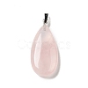 Natural Rose Quartz Pendants G-P474-01P-04-2