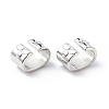 Alloy Slide Charms PALLOY-I036-P-2