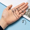 Non-Tarnish 304 Stainless Steel Chain Extender X-STAS-O083-07-5