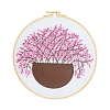 Gypsophila Pattern DIY Embroidery Kit DIY-P077-050-1