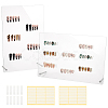 2 Sets 2 Style Assembled Acrylic Nail Art Display Rack ODIS-PH0001-65-1