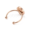 Stainless Steel Open Cuff Ring Findings FIND-WH0147-11A-KCG-2