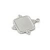 304 Stainless Steel Pendant Cabochon Settings STAS-L293-08P-2